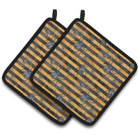"Caroline's Treasures Watercolor Halloween Spiders Decorated Pot Holder, 7.5"" x 7.5"", Multicolor"