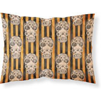 "Caroline's Treasures Watecolor Halloween Day of the Dead Head Pillowcase, Standard, Multicolor"