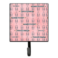 "Caroline's Treasures Watercolor Organized Paper Clips Pink Wall Hook, Small, Multicolor"
