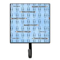 "Caroline's Treasures Watercolor Organized Paper Clips Blue Wall Hook, Small, Multicolor"