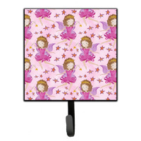 "Caroline's Treasures Watercolor Fairy Princess on Pink Wall Hook, Small, Multicolor"
