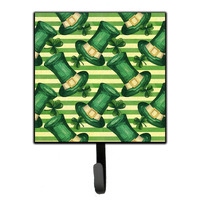 "Caroline's Treasures Watercolor St Patrick's Day Leprechaun Hat Wall Hook, Small, Multicolor"