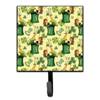 "Caroline's Treasures Watercolor St Patrick's Day Party Wall Hook, Small, Multicolor"