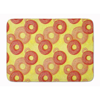 "Caroline's Treasures Watercolor Just Donuts Floor Mat, 19"" H x 27"" W, Multicolor"