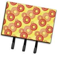 "Caroline's Treasures Watercolor Just Donuts Wall Hook, Triple, Multicolor"