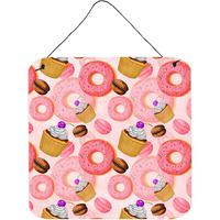"Caroline's Treasures Watercolor Sweet Pastries Metal Print, 6"" H x 6"" W, Multicolor"