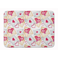 "Caroline's Treasures Watercolor Love Letters Floor Mat, 19"" H x 27"" W, Multicolor"