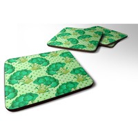 "Caroline's Treasures Watercolor Broccoli Decorative coasters, 3.5, Multicolor"