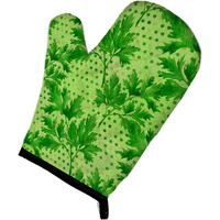 "Caroline's Treasures Watercolor Parsley Decorated Oven Mitt, 12"" x 8.5"", Multicolor"