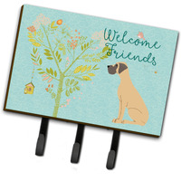 "Caroline's Treasures Welcome Friends Fawn Dane Natural Ears Wall Hook, Triple"