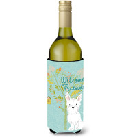 "Caroline's Treasures Welcome Friends Westie Decorative Bottle Hugger, 750 ml, Multicolor"