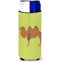 "Caroline's Treasures Bactrian Camel Green Decorative Can Hugger, Slim, Multicolor"