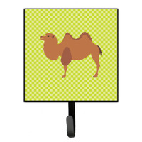 "Caroline's Treasures Bactrian Camel Green Wall Hook, Small, Multicolor"