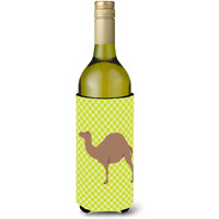"Caroline's Treasures F1 Hybrid Camel Green Decorative Bottle Hugger, 750 ml, Multicolor"
