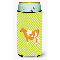 "Caroline's Treasures Guernsey Cow Green Decorative Can Hugger, Tall Boy, Multicolor"