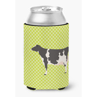 "Caroline's Treasures Holstein Cow Green Decorative Can Hugger, Multicolor"