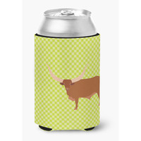 "Caroline's Treasures Ankole-Watusu Cow Green Decorative Can Hugger, Multicolor"
