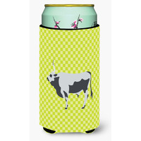 "Caroline's Treasures Hungarian Grey Steppe Cow Green Decorative Can Hugger, Tall Boy, Multicolor"