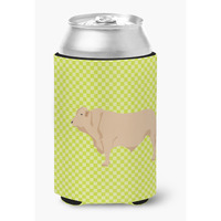 "Caroline's Treasures Charolais Cow Green Decorative Can Hugger, Multicolor"