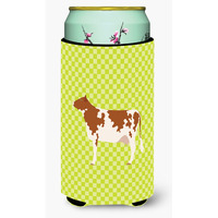 "Caroline's Treasures Ayrshire Cow Green Decorative Can Hugger, Tall Boy, Multicolor"