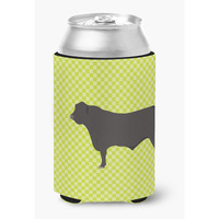 "Caroline's Treasures Black Angus Cow Green Decorative Can Hugger, Multicolor"