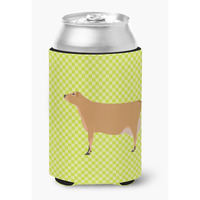 "Caroline's Treasures Jersey Cow Green Decorative Can Hugger, Multicolor"