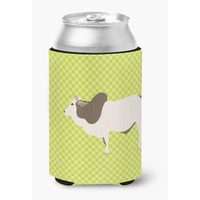 "Caroline's Treasures Malvi Cow Green Decorative Can Hugger, Multicolor"