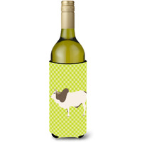 "Caroline's Treasures Malvi Cow Green Decorative Bottle Hugger, 750 ml, Multicolor"