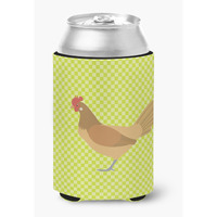 "Caroline's Treasures Frisian Friesian Chicken Green Decorative Can Hugger, Multicolor"