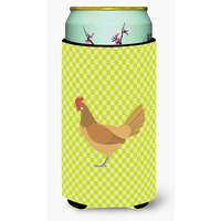 "Caroline's Treasures Frisian Friesian Chicken Green Decorative Can Hugger, Tall Boy, Multicolor"
