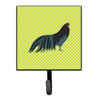 "Caroline's Treasures Sumatra Chicken Green Wall Hook, Small, Multicolor"