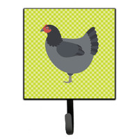 "Caroline's Treasures Jersey Giant Chicken Green Wall Hook, Small, Multicolor"