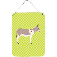 "Caroline's Treasures Australian Teamster Donkey Green Metal Print, 16hx12w, Multicolor"