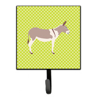 "Caroline's Treasures Australian Teamster Donkey Green Wall Hook, Small, Multicolor"