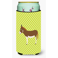 "Caroline's Treasures Miniature Mediterranian Donkey Green Decorative Can Hugger, Tall Boy, Multicolor"