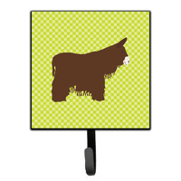 "Caroline's Treasures Poitou Poiteuin Donkey Green Wall Hook, Small, Multicolor"