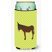 "Caroline's Treasures Zamorano-Leones Donkey Green Decorative Can Hugger, Tall Boy, Multicolor"