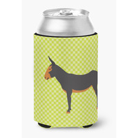 "Caroline's Treasures Catalan Donkey Green Decorative Can Hugger, Multicolor"