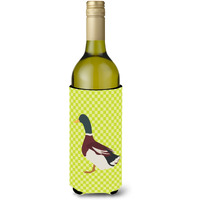 "Caroline's Treasures Rouen Duck Green Decorative Bottle Hugger, 750 ml, Multicolor"