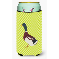 "Caroline's Treasures Rouen Duck Green Decorative Can Hugger, Tall Boy, Multicolor"