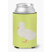 "Caroline's Treasures Crested Duck Green Decorative Can Hugger, Multicolor"