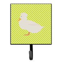 "Caroline's Treasures Crested Duck Green Wall Hook, Small, Multicolor"