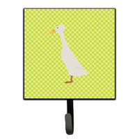 "Caroline's Treasures Bali Duck Green Wall Hook, Small, Multicolor"