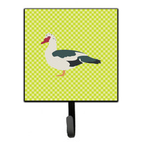 "Caroline's Treasures Muscovy Duck Green Wall Hook, Small, Multicolor"