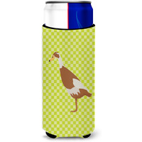 "Caroline's Treasures Indian Runner Duck Green Decorative Can Hugger, Slim, Multicolor"