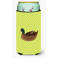 "Caroline's Treasures Khaki Campbell Duck Green Decorative Can Hugger, Tall Boy, Multicolor"