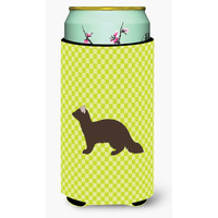 "Caroline's Treasures Sable Marten Green Decorative Can Hugger, Tall Boy, Multicolor"