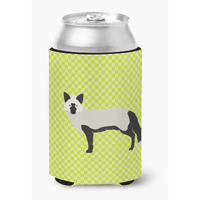 "Caroline's Treasures Silver Fox Green Decorative Can Hugger, Multicolor"