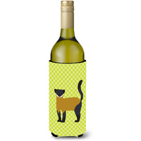 "Caroline's Treasures Yellow-Throated Marten Green Decorative Bottle Hugger, 750 ml, Multicolor"