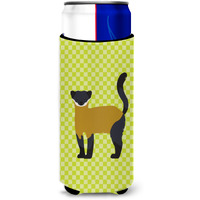 "Caroline's Treasures Yellow-Throated Marten Green Decorative Can Hugger, Slim, Multicolor"